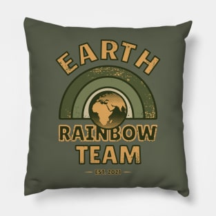 Earth Rainbow Team Pillow