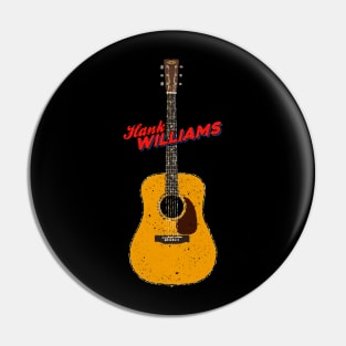 Hank Williams 1941 Martin D-28 Acoustic Guitar Pin