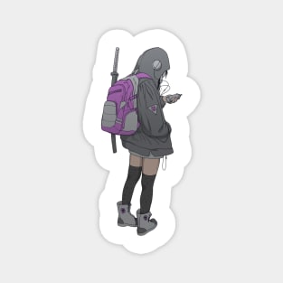 SCHOOL NINJA GIRL Magnet