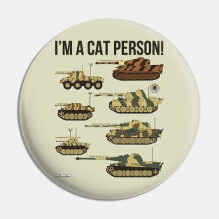 Im a cat person (7 German cats) Pin