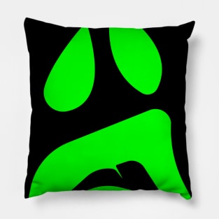 Big Ghost Face - Easy Couples Halloween Costume Idea design Pillow