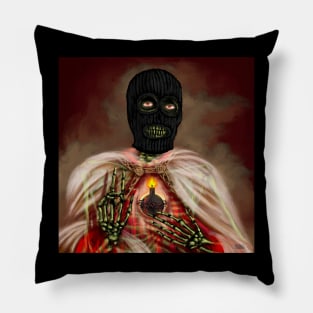MASKED JESUS Pillow