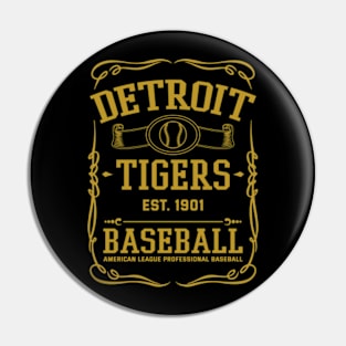 Vintage Tigers American Baseball Pin