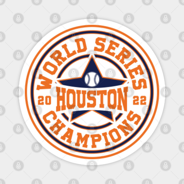 Houston Astros World Series Champions 2022 MAGNET - MLB Baseball Houston  Texas