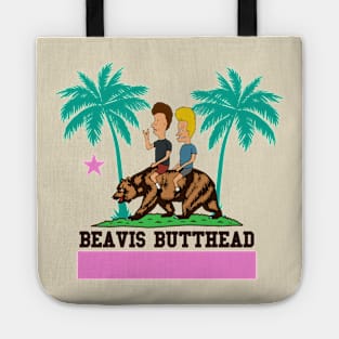 Beavis and Butthead riding California Tote