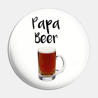 papa beer Pin