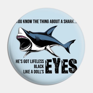 Like a Doll's Eyes Pin