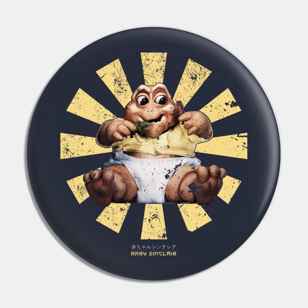 Baby Sinclair Retro Japanese The Dinosaurs Pin by Nova5