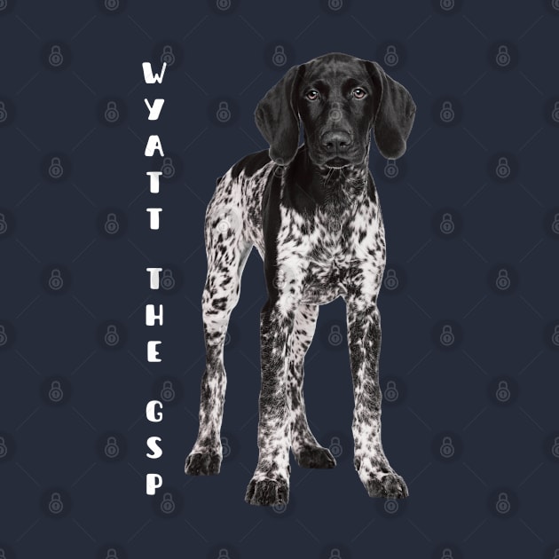 Wyatt the GSP- Gentlemanly Sporty Dog by TaansCreation 