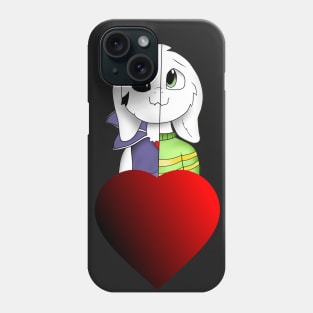 Asriel 2 faced Phone Case