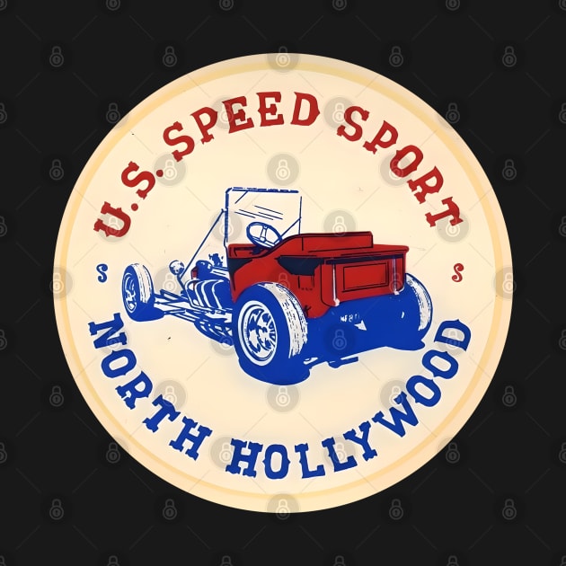 U.S. Speed Sport Store North Hollywood California by Desert Owl Designs
