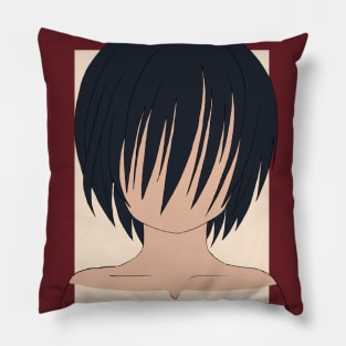 shy girl Pillow