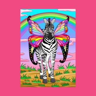 Zebra with Wings T-Shirt