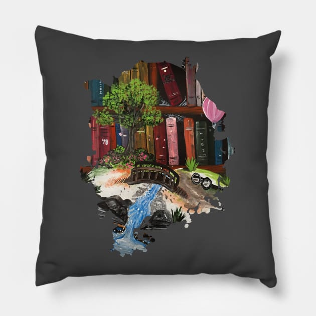 Book Experience Pillow by adamzworld