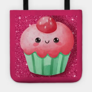 Kawaii Strawberry Cupcake Tote