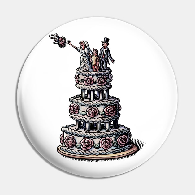 Family Wedding Cake Pin by Lisa Haney