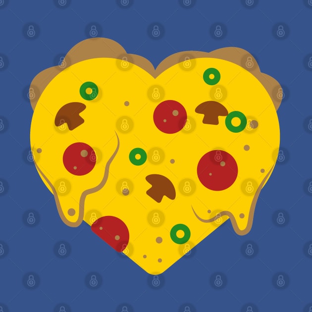 I Heart Pizza by blueberrytheta