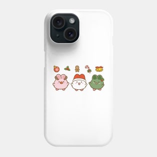 Cute Bunnies Christmas Phone Case