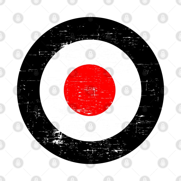 Mod target roundel black red by Lefteris