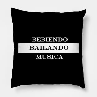 bebiendo bailando musica drinking dancing music Pillow