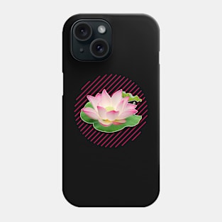 namaste lotus flower Phone Case