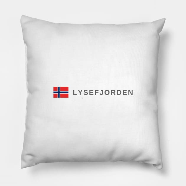 Lysefjorden | The Lysefjord Norway Pillow by tshirtsnorway