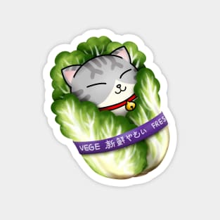 Cabbage Cat "Catbage" Magnet