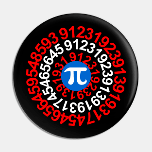 'Captain Pi Superhero Math Geeks' Cool Student Gift Pin