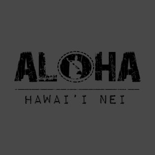 Aloha Rising Sun King Kamehameha(black) by Hawaii Nei All Day T-Shirt