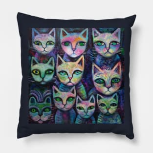 10 Alley cats Pillow