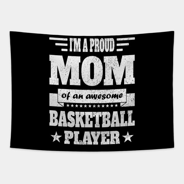 Basketball mom Tapestry by RockyDesigns