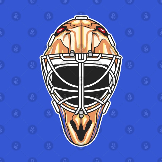 Grant Fuhr Sabres Goalie Mask by Carl Cordes