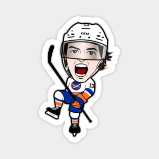 Barzal Hockey Toon Magnet