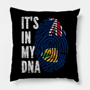 IT'S IN MY DNA Turks and Caicos Islands Flag Men Women Kids Pillow