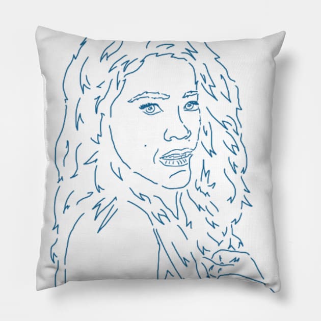 Gina Rodriguez Pillow by kpalamara