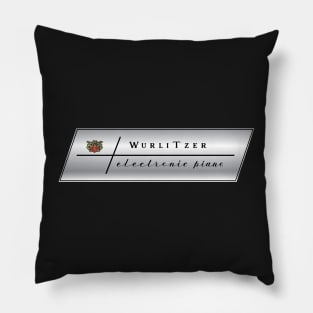 Wurlitzer electric piano logo Pillow