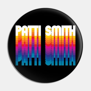 Retro Patti Proud Name Personalized Gift Rainbow Style Pin