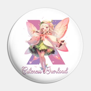 Cuteness Overload Fairy Girl Pin