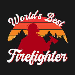 World's Best Firefighter Gifts Ideas For Firefighter T-Shirt