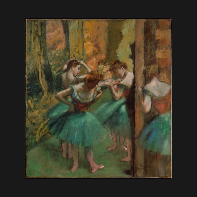 Dancers, Pink and Green by EdgarDegas