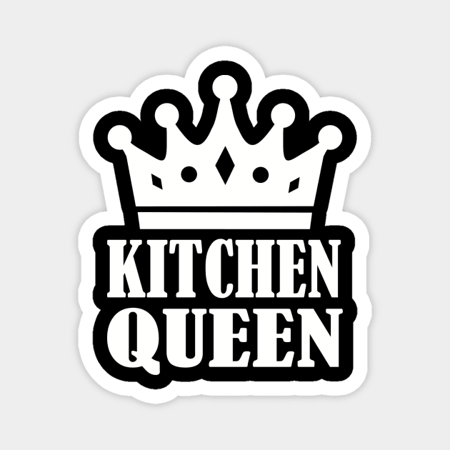 Kitchen queen Magnet by Designzz