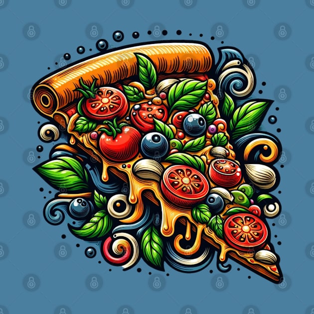 Pizza by Curou Prints