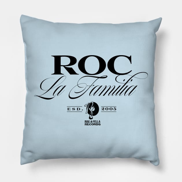 Roc-La-Familia Pillow by MindsparkCreative