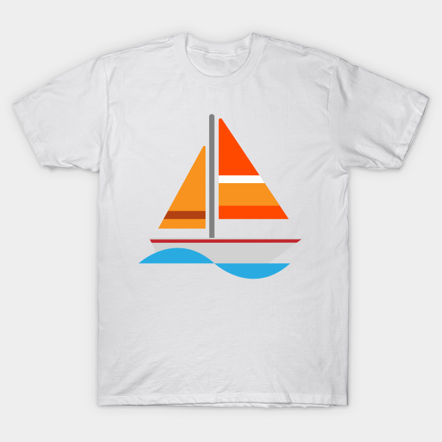 Sailing Boat Funny Nursery Cartoon Drawing Design - Sailing Boat - T-Shirt | TeePublic Sailing Boat Funny Nursery Cartoon Drawing Design - Sailing Boat - T-Shirt | TeePublic