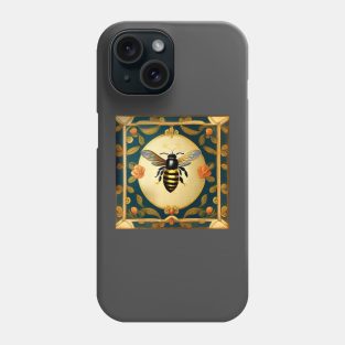 Vintage Bee Pattern Phone Case