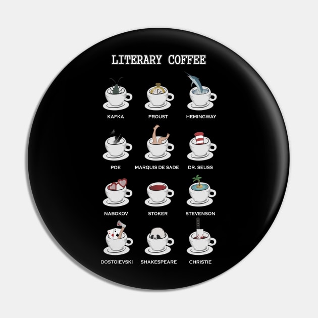 Literary coffee for readers Pin by atizadorgris