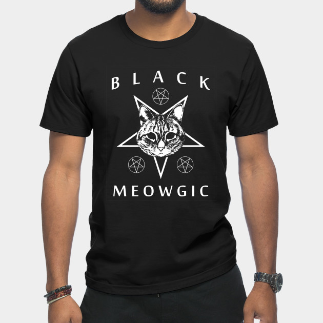 Discover Black Meowgic - Black Meowgic - T-Shirt