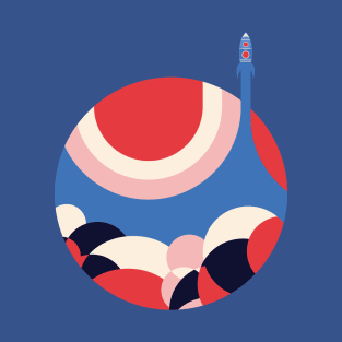 moon rocket T-Shirt