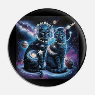 Cosmic Cat Odyssey Pin