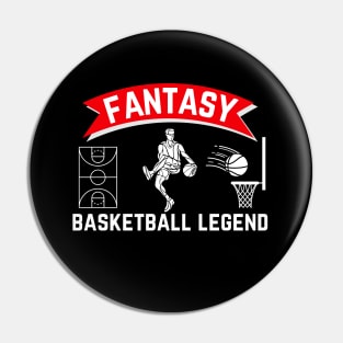 Fantasy Basketball Legend Pin